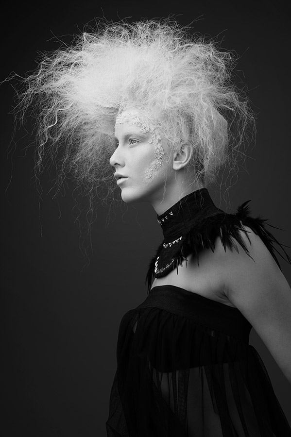 Gothic – Foto-Updo mit Haarteilen — Bild 1