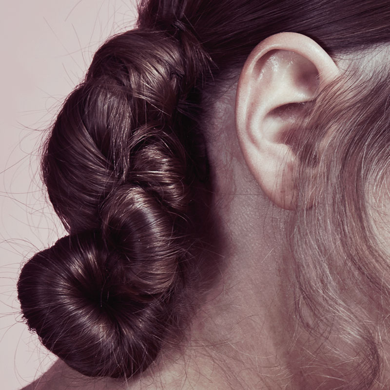Getwisteter Ponytail per Kordeltechnik – Updo — Bild 1