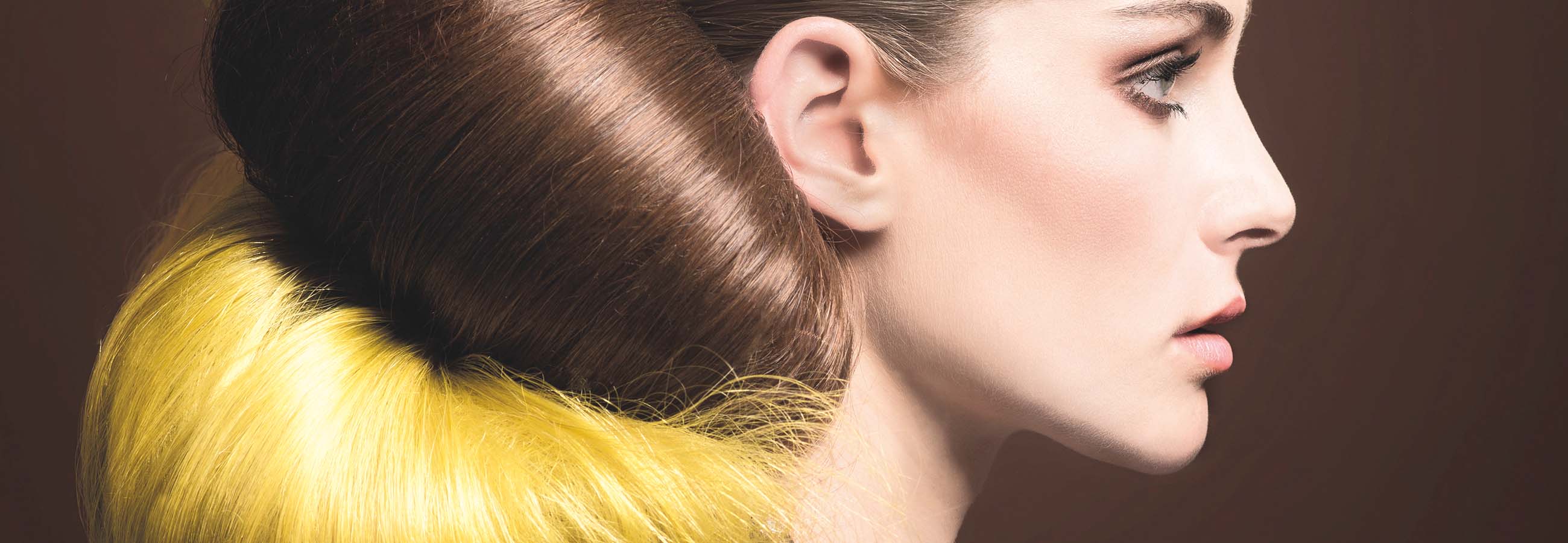Avantgarde – Updo mit Tressen: falten & aufbauen