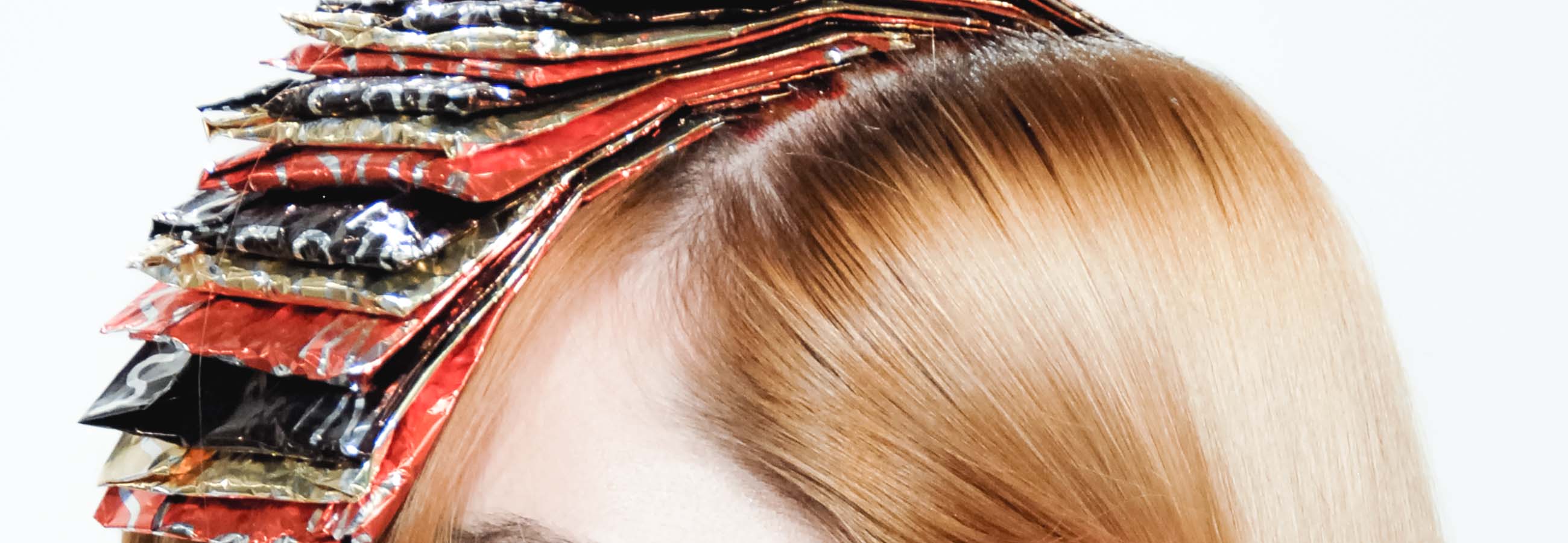 Color-Technik: flächige Slices am Oberkopf